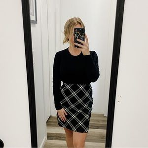 Ann Taylor Plaid Skirt (Size 2)